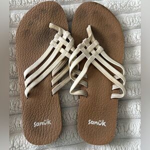 Sanuk Yoga Mat Sole Flip Flops Size 7